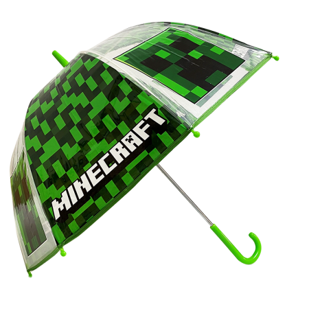 Guarda-Chuva Minecraft transparente 46 cm