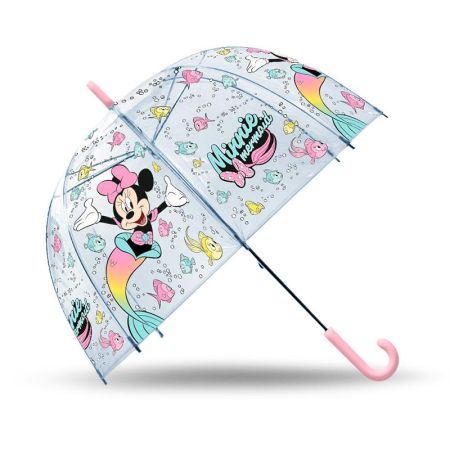 Guarda-chuva Minnie transparente 46 cm