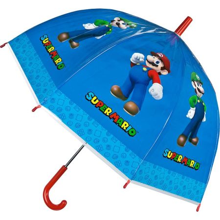 Guarda-chuva Super Mário automático 46 cm