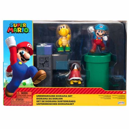 Super Mario Bros Mini Action Figures, Luigi, Yoshi, Sapo Bowser