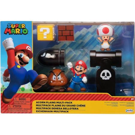Mario Bros set diorama as mil balas Nintendo