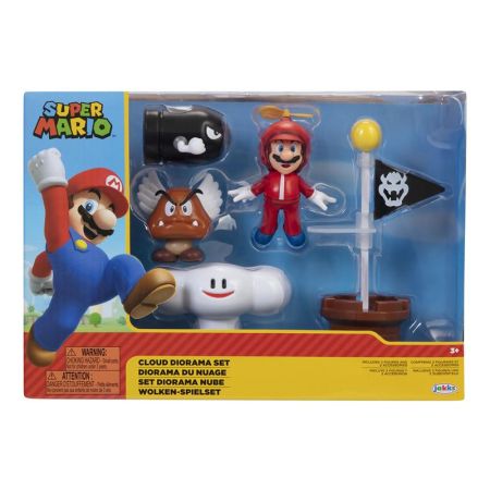 Super Mário 2 diorama na nuvem