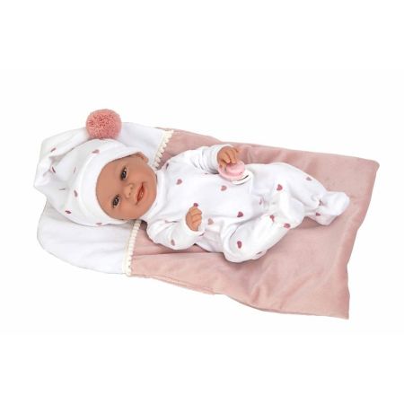 Bebê Elegance Babyto corpo vinyl 33 cm com manta