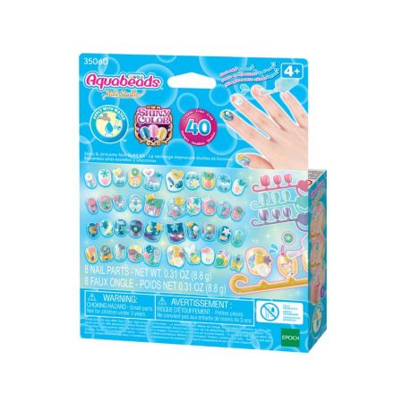 Aquabeads set recambio unhas estrelas e unicornios