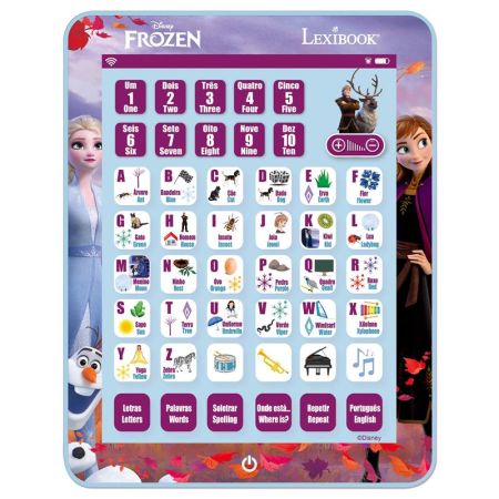 Tablet educativo falante bilingue Frozen