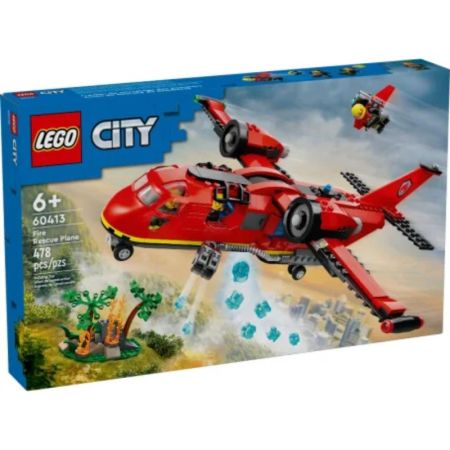 Lego City avião de resgate de bombeiros