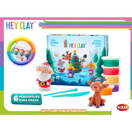 Hey Clay pack de Natal de plasticina