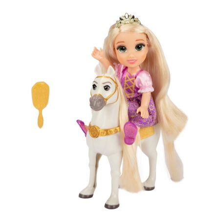 Princesas Disney boneca Bella 15 cm com Maximus