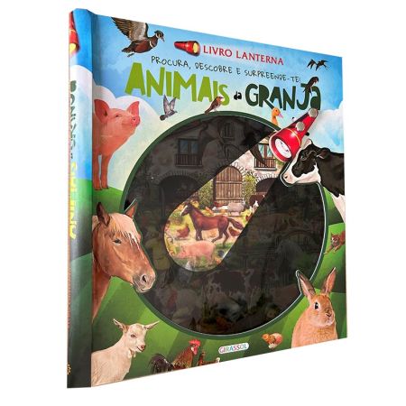 Livro lanterna animais da quinta