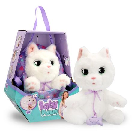 Baby Paws peluche gato branco