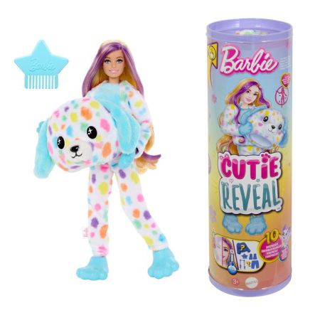 Barbie Cutie Reveal Sonhos cores boneca dálmata