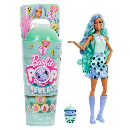 Barbie Pop Reveal Té de bolhas boneca té verde