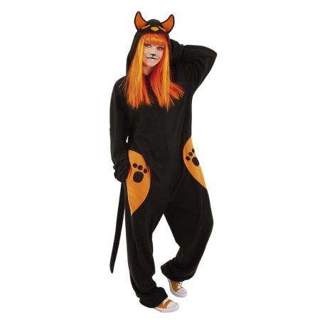 Disfarce Kigu Black Cat adulto