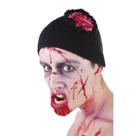 Gorro Zombie com cérebro