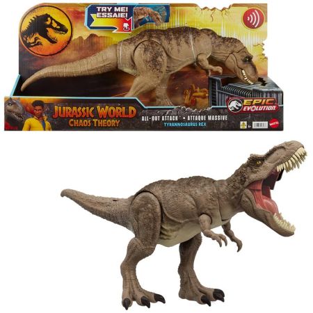 Jurassic World dinossauro de brinquedo T-Rex ataca