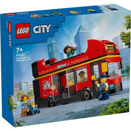 Lego City autocarro turistico vermelho de 2 pisos