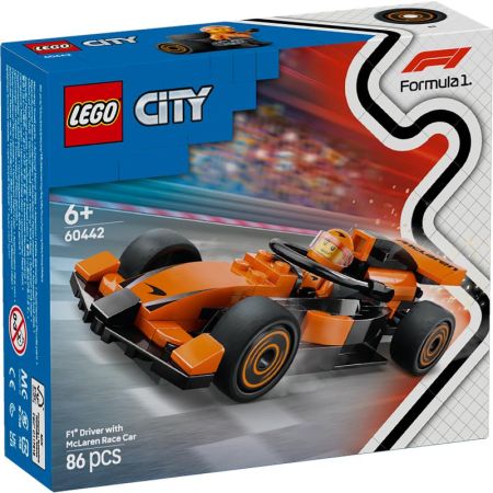 Lego City F1 piloto de F1 com Carro McLaren