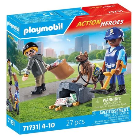 Playmobil Actio Heroes Busca polícial