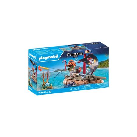 Playmobil Pirates bote pirata com tesouro