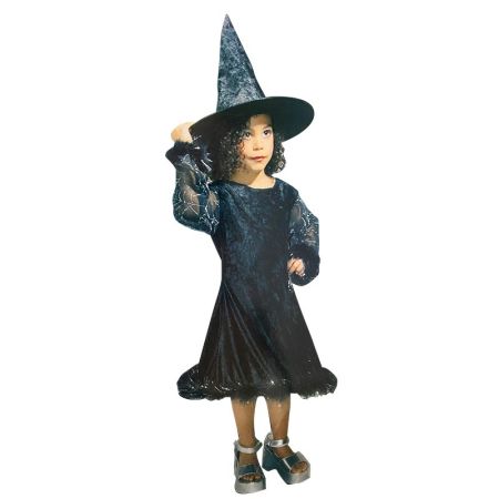 Disfarce bruxa ye-ye con sombrero infantil