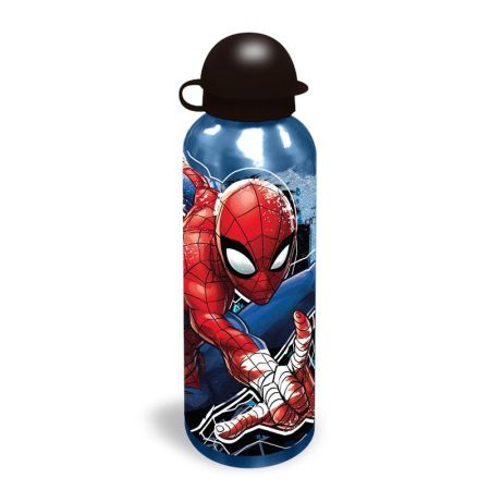 Spiderman Cantil aluminio 500 ml preto