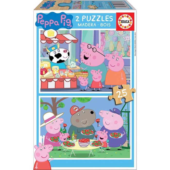 Puzzles infantiles cheap online peppa pig