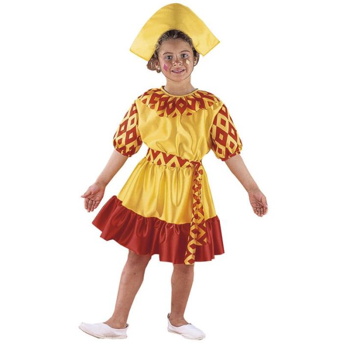 Vestido arlequina infantil