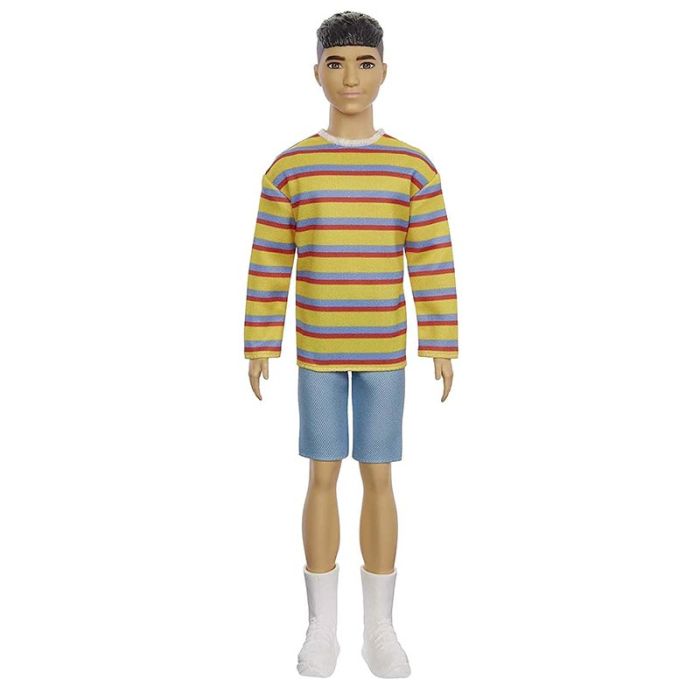 Comprar Boneco Ken Fashionista Asiático camiseta às riscas de Mattel