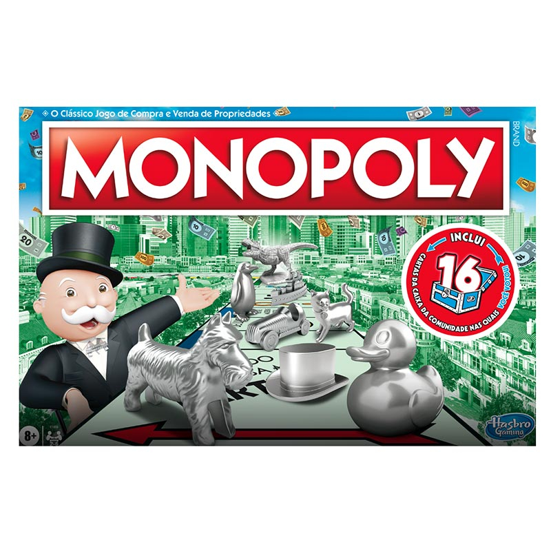 Hasbro Monopoly Junior Jogos Para Crianças Família Festa Jogos De