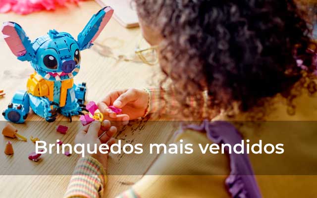 os brinquedos mais vendidoa nas nossas lojas