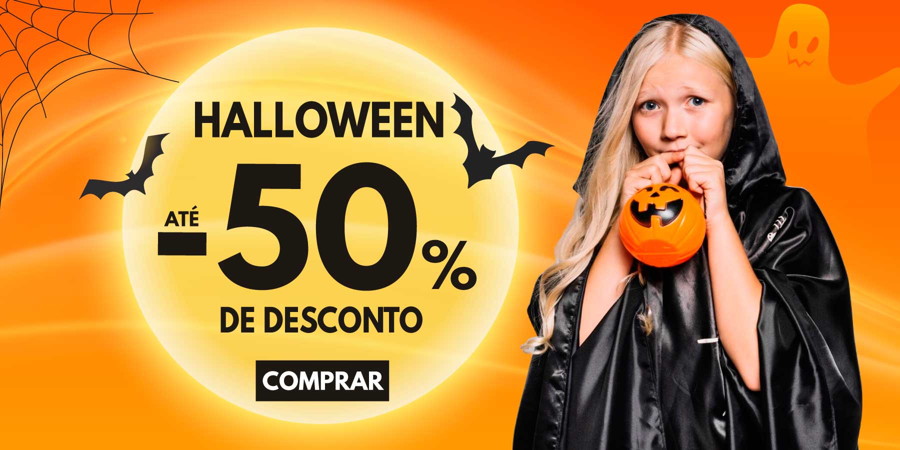 Promoções em disfarces halloween