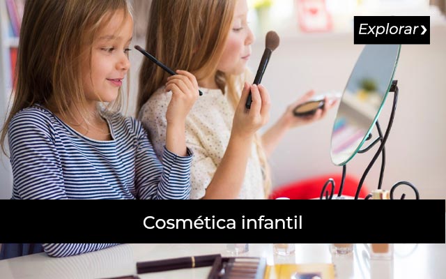 Promoção cosmética infantil e acessórios