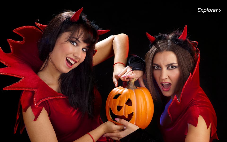 comprar disfarces de diabos para o halloween