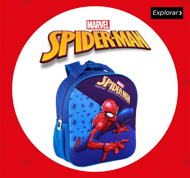 comprar mochilas e material escolar do spiderman