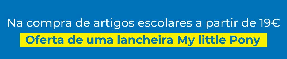 Oferta de lancheira na compra de artigos escolar