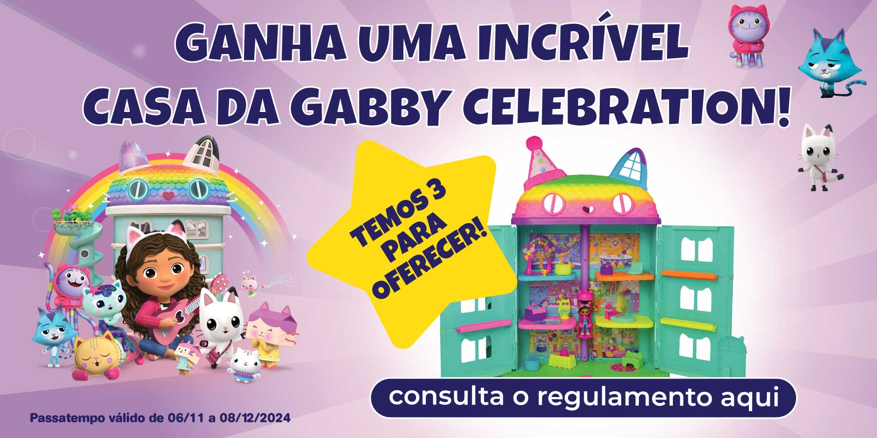 Passatempo brinquedos A casa de bonecas da Gabby