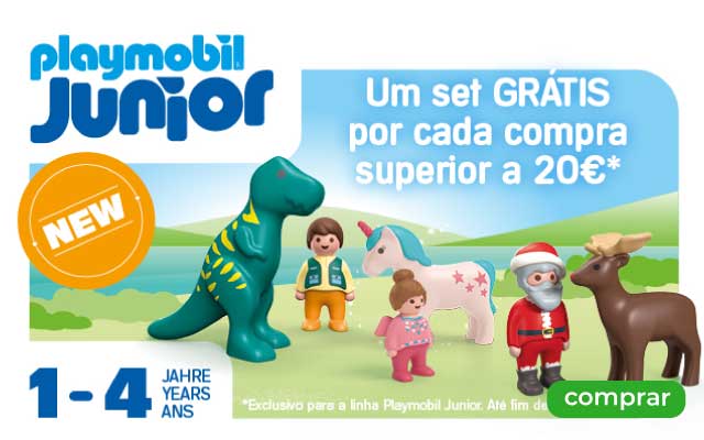 oferta de set na compra de playmobil junior