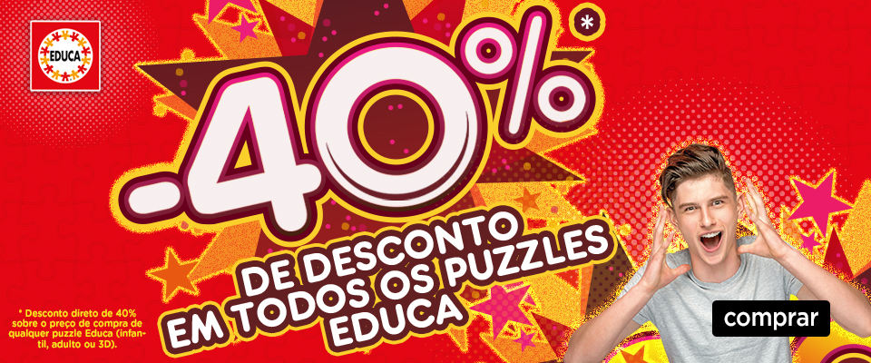 comprar puzzles com -40% de desconto