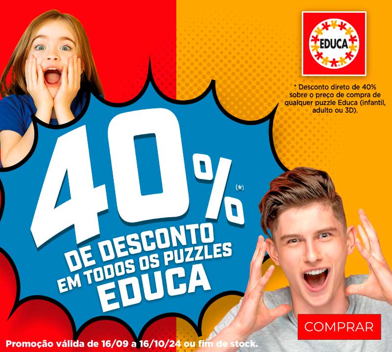 Promoção em puzzles Educa