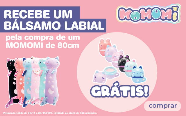 Promoções em peluches momomi