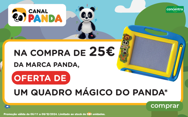 promoção brinquedos do panda