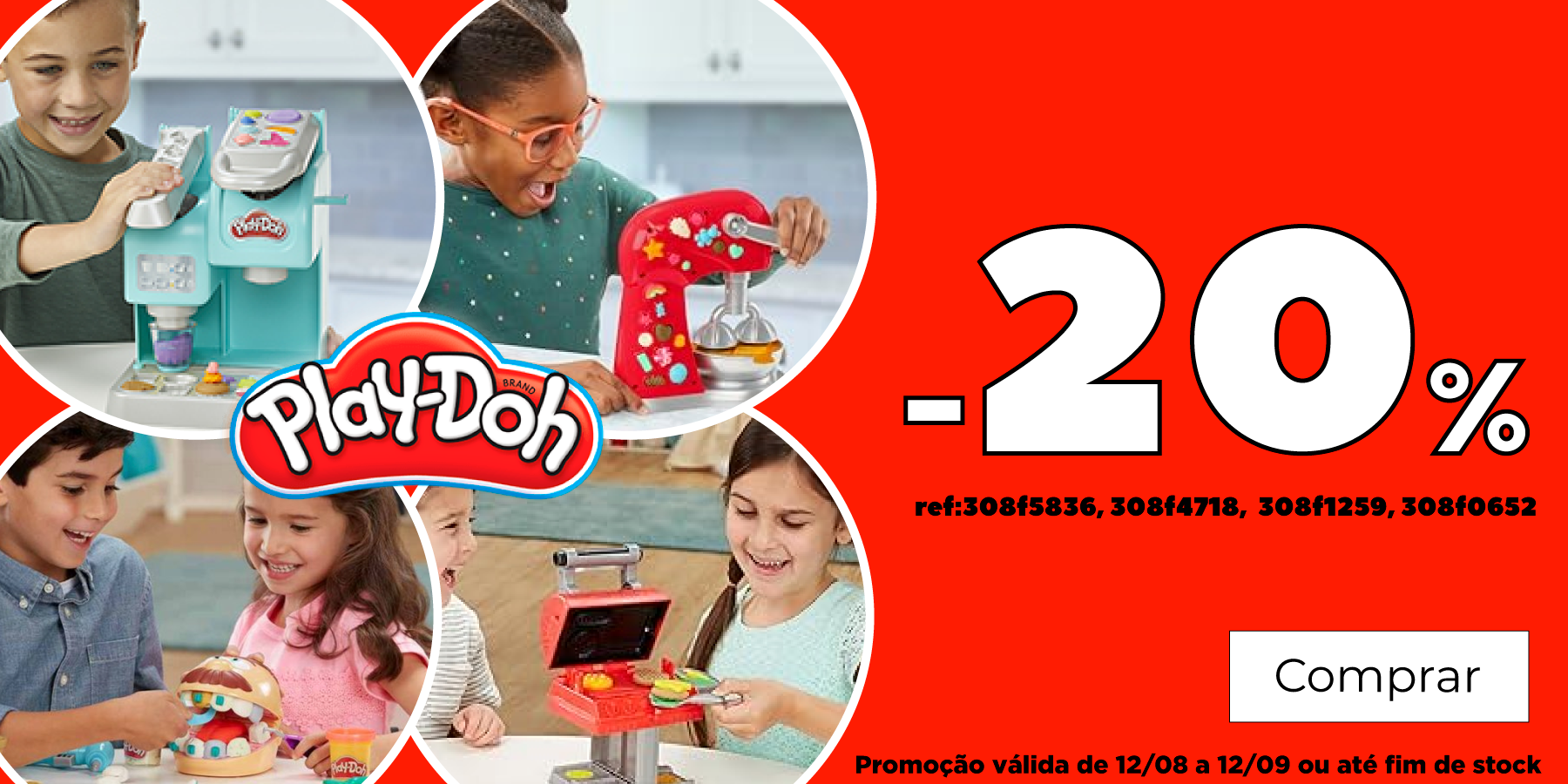 Comprar brinquedos playdoh com desconto